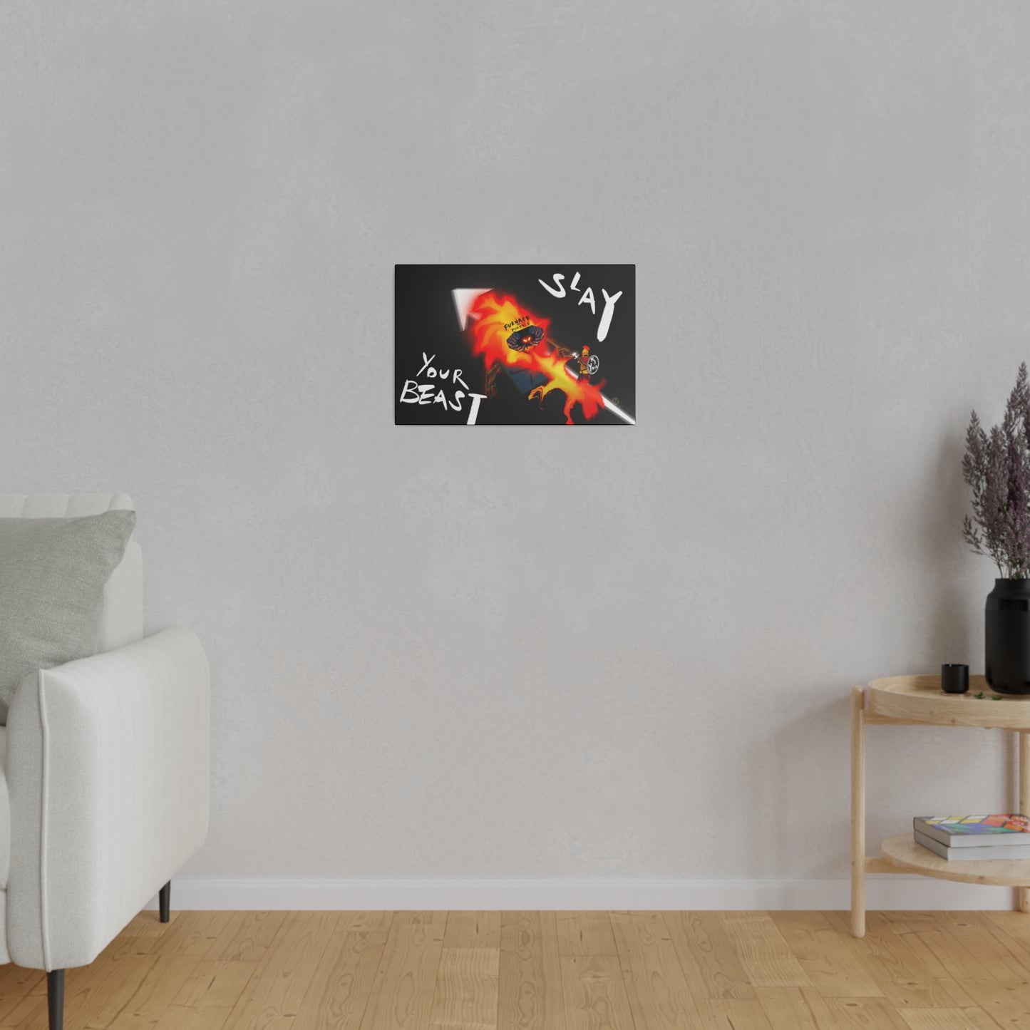 The Furnace of Purpose (Black Edition) (Matte Canvas, Stretched, 0.75")
