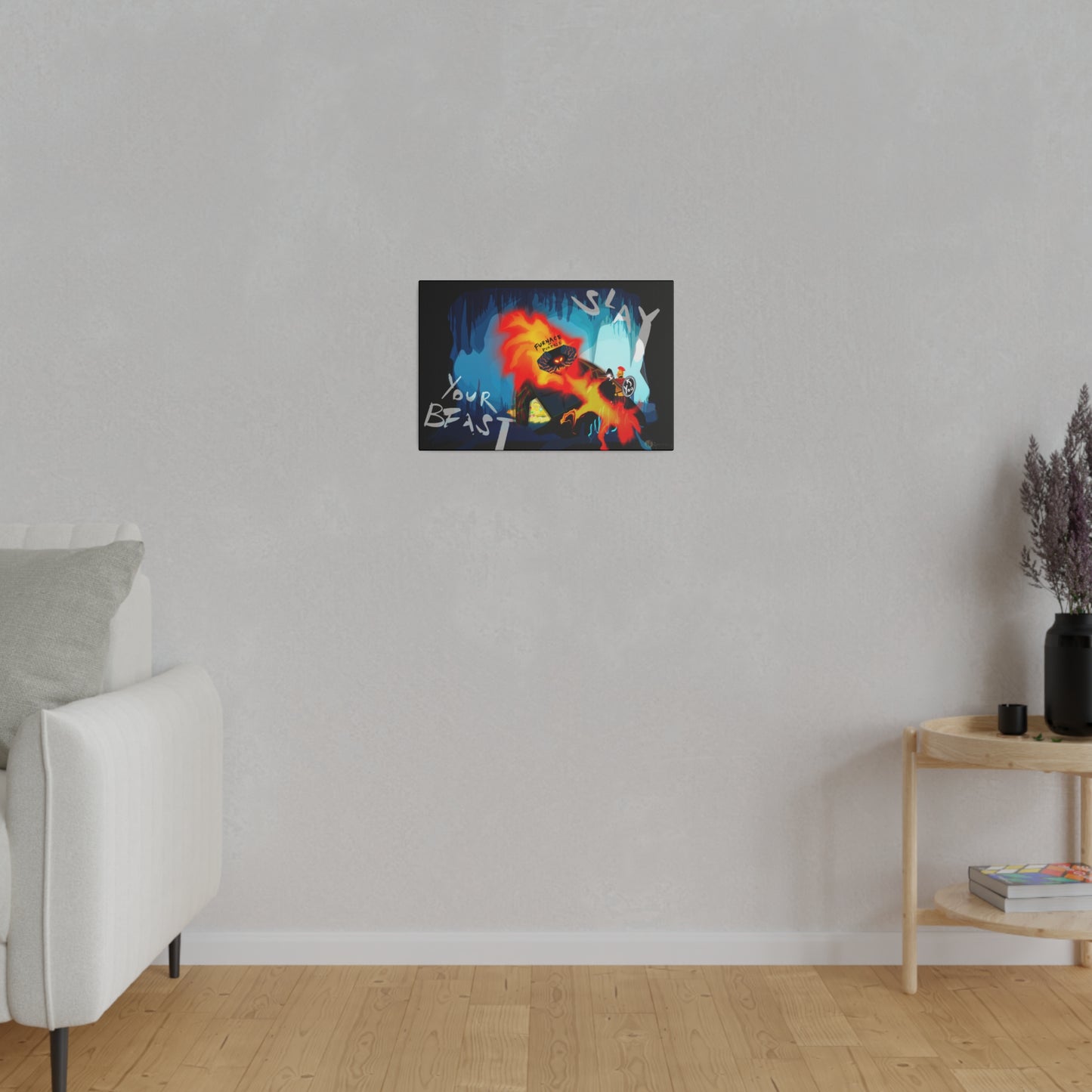 The Furnace of Purpose (Cave Edition) (Matte Canvas, Stretched, 0.75")